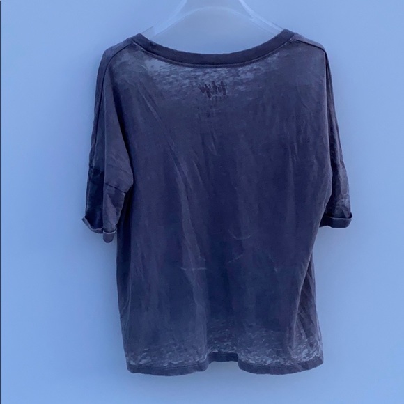 Tokyo Darling Gray Tie Dye front Crop tee - Picture 6 of 8